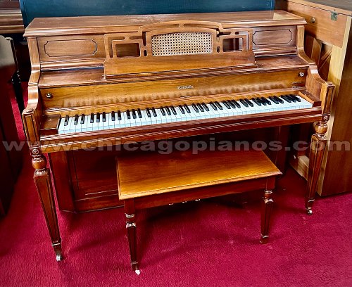 Baldwin-Acrosonic-4051-Satin-Cherry-Console